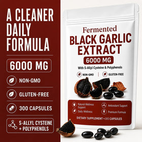 Détail de la gélule d'extrait de ail noir fermenté LANZF