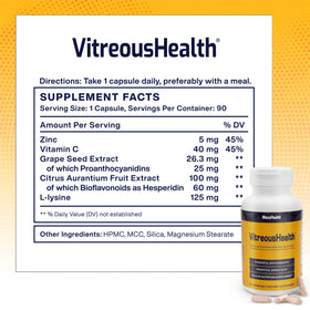 Détail de la gélule de Macuhealth VitreousHealth