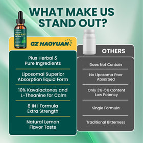 Détail de la pipette de Kava Kava Liquide GZ HAOYUAN