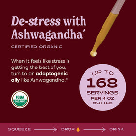 Détail de la pipette de l'extrait d'Ashwagandha Herb Pharm