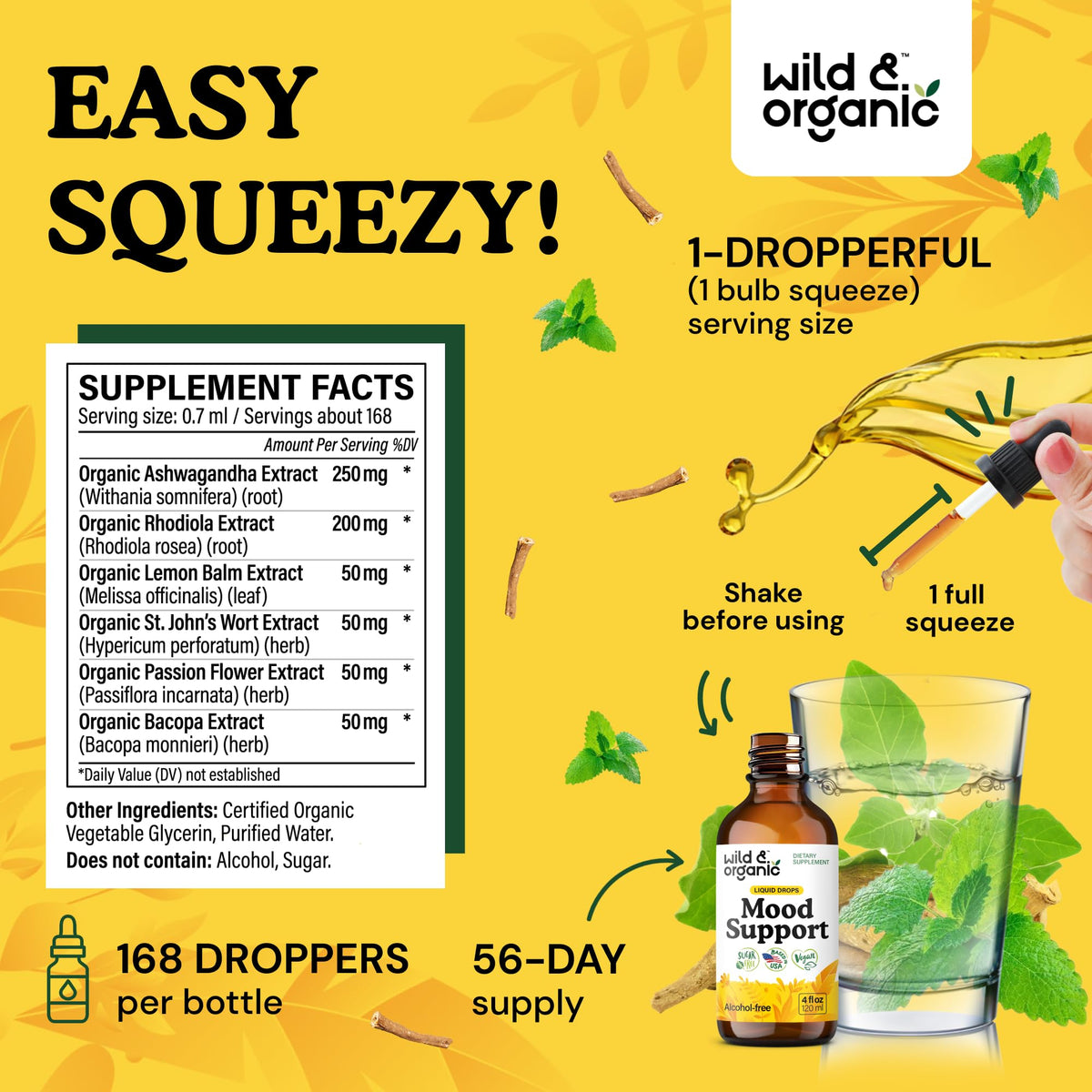 Détail de la pipette de Wild & Organic Complément Alimentaire