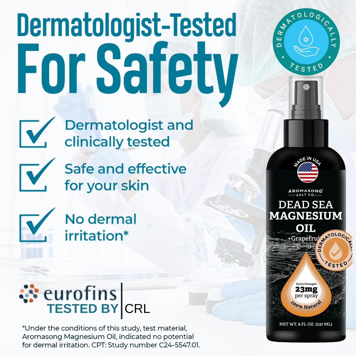 Détail de la pompe du spray de magnésium Aromasong