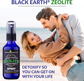 Détail de la pompe du spray Zeolite Noir 1 oz