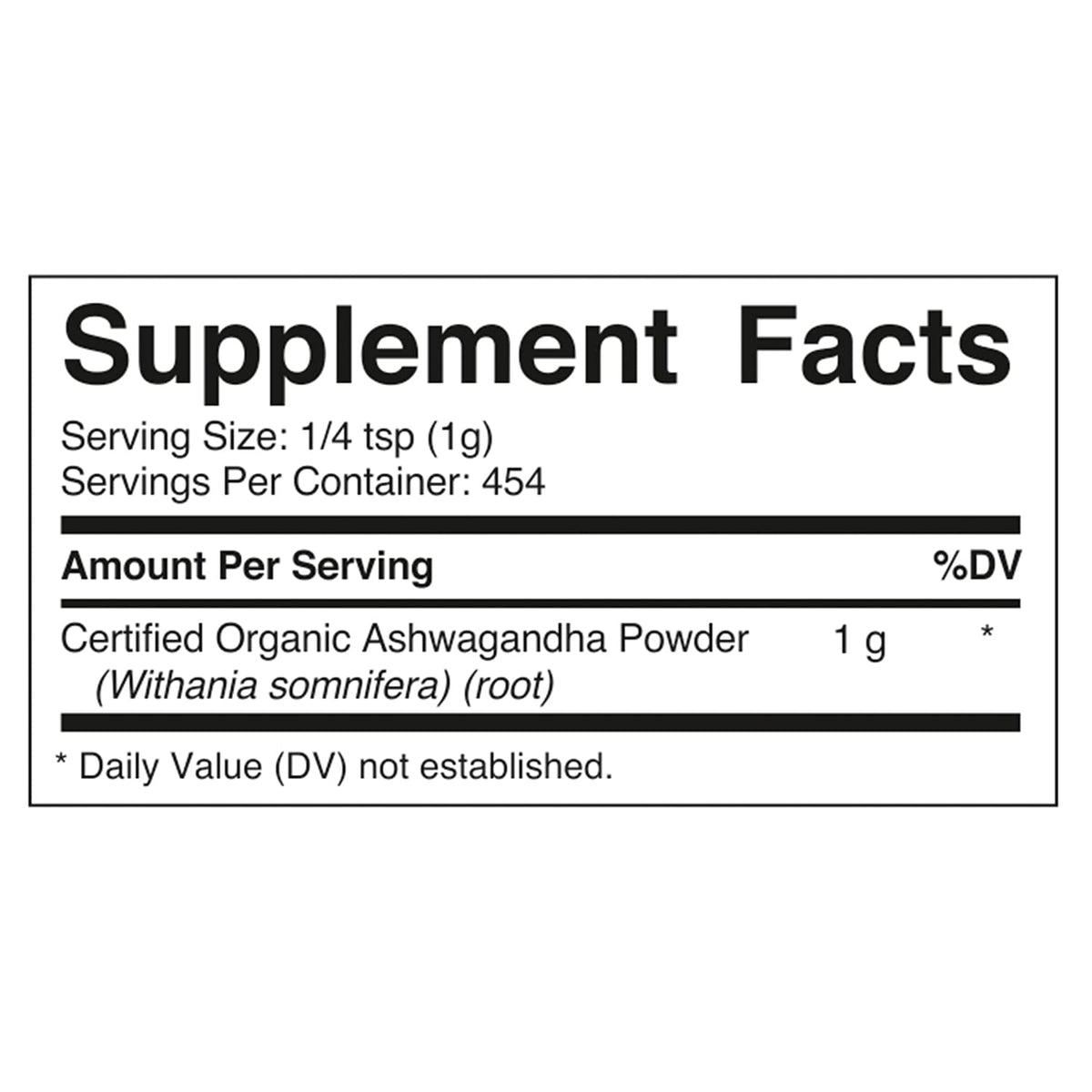 Détail de la poudre d'Ashwagandha Vitamatic dans un bol