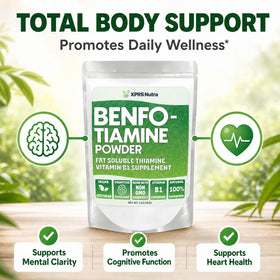 Détail de la poudre de Benfotiamine XPRS Nutra