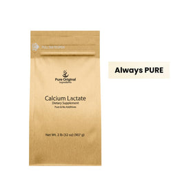 Détail de la poudre de Calcium Lactate PURE ORIGINAL INGREDIENTS