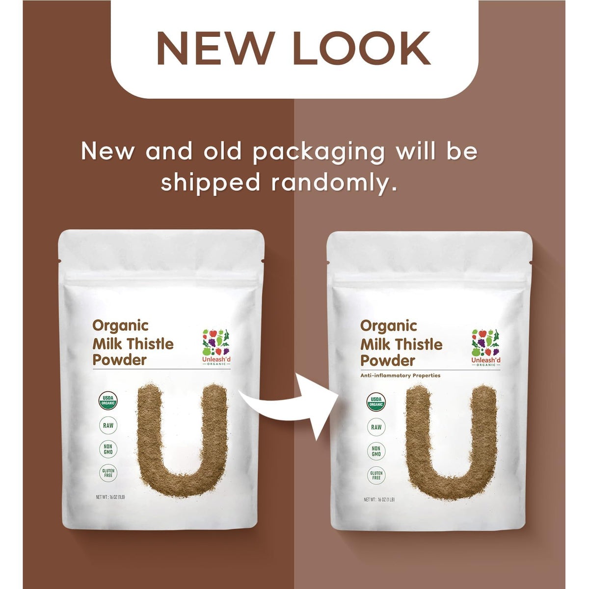 Détail de la poudre de chardon-marie 'D ORGANIC dans une cuillère