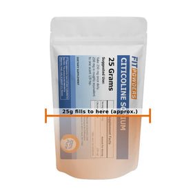 Détail de la poudre de Citicoline FitPowders dans un verre