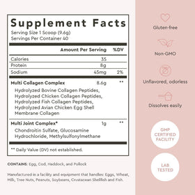 Détail de la poudre de collagène Alaya Naturals dans un bol