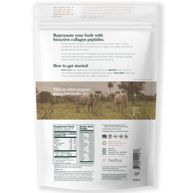 Détail de la Poudre de Collagène Natural Force avec cuillère