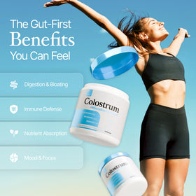 Détail de la poudre de colostrum Powders