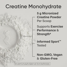 Détail de la poudre de créatine monohydrate Sports Research