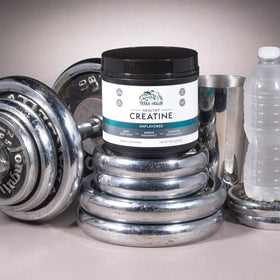 Détail de la poudre de créatine monohydrate TERRA ORIGIN