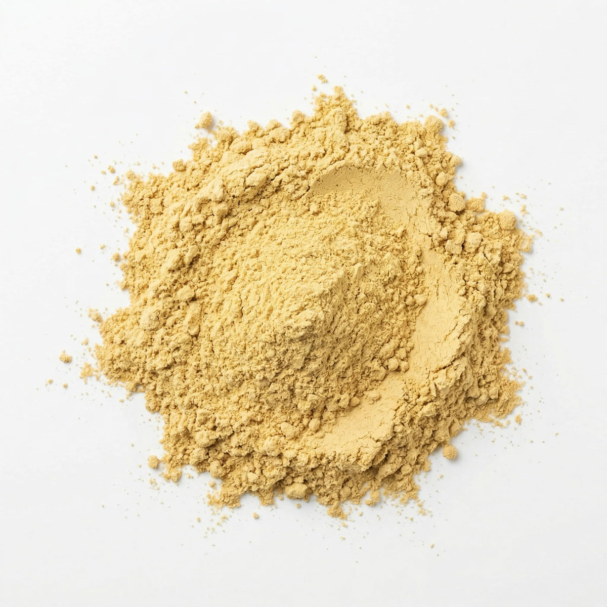 Détail de la poudre de gingembre XingXoom dans un bol