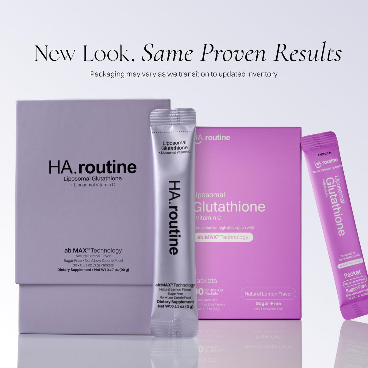 Détail de la poudre de glutathion liposomal Haroutine dans un verre d'eau