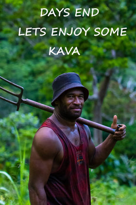 Détail de la poudre de Kava Noble Fidjien Heritage Kava
