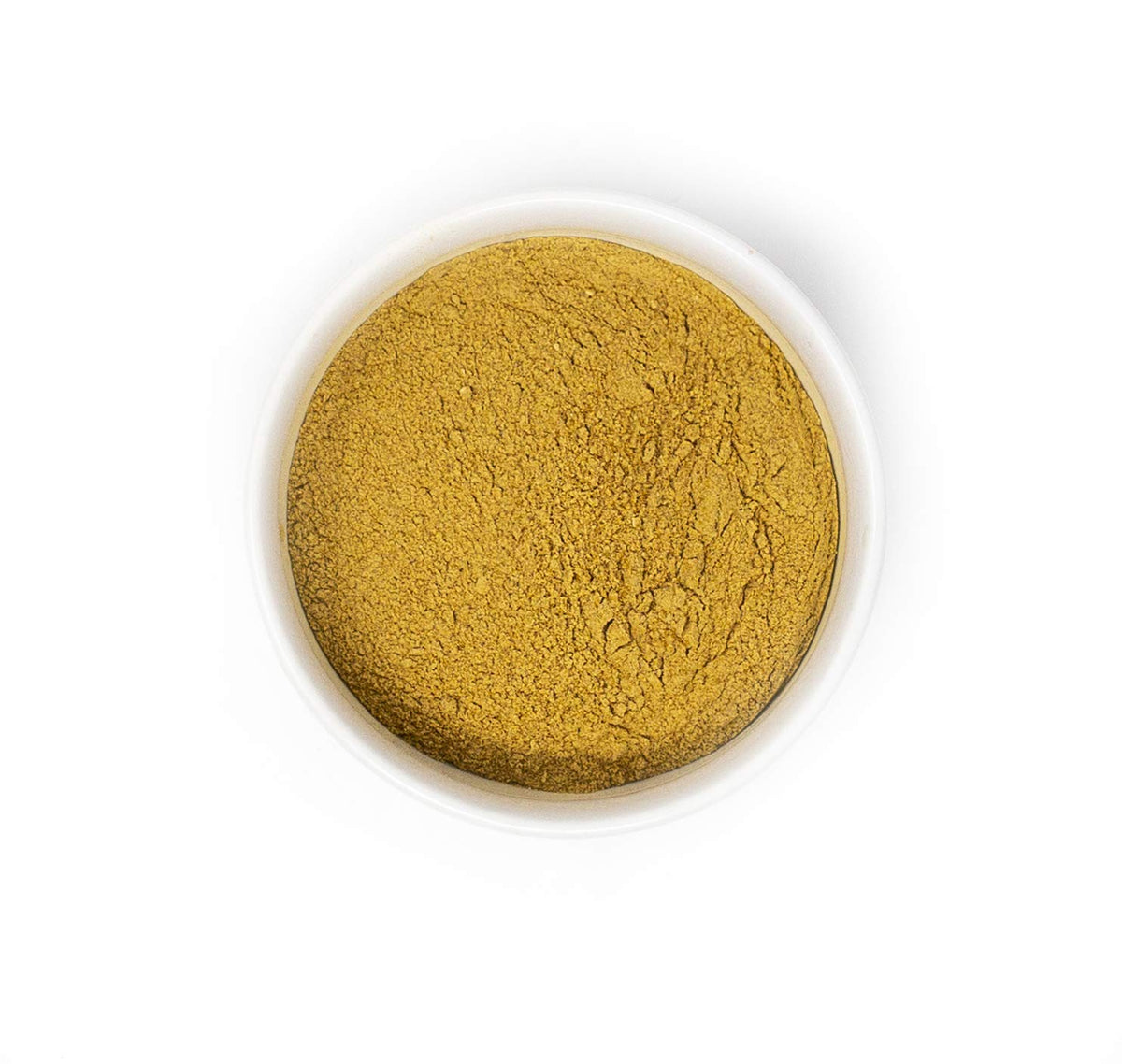Détail de la poudre de maca bio Terrasoul Superfoods dans un bol