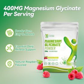 Détail de la poudre de magnésium glycinate Babivek