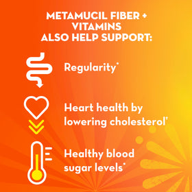 Détail de la poudre de Metamucil Fibres Pétillantes