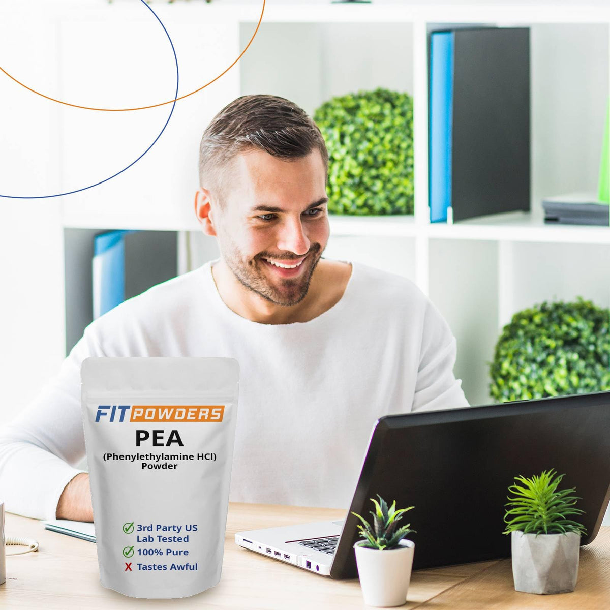 Détail de la poudre de phényléthylamine FitPowders