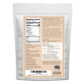 Détail de la Poudre de Psyllium Bio avec cuillère