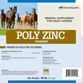 Détail de la poudre de zinc polysaccharidique SMARTPAK