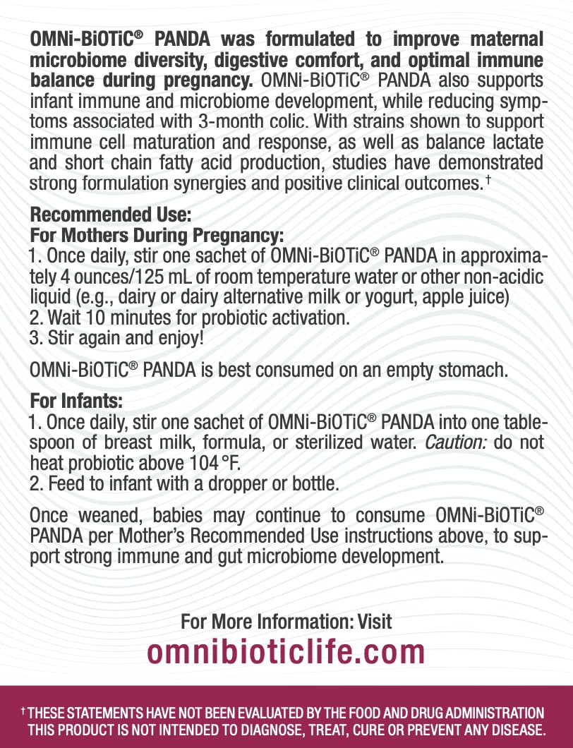 Détail de la poudre probiotique OMNi BiOTiC Panda