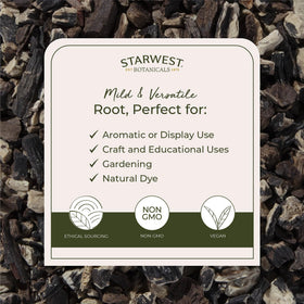 Détail de la Racine de Consoude Bio Starwest Botanicals 481g