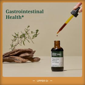Détail de la racine de curcuma dans le produit Gaia Herbs Pro