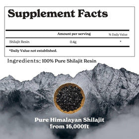 Détail de la résine de shilajit pur himalayen Better Alt