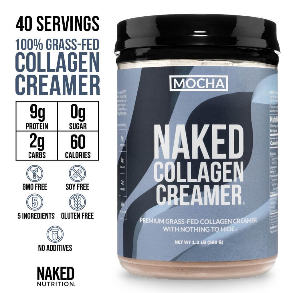 Détail de la texture de la crème à café Mocha NAKED