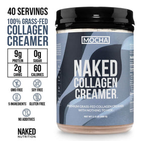 Détail de la texture de la crème à café Mocha NAKED