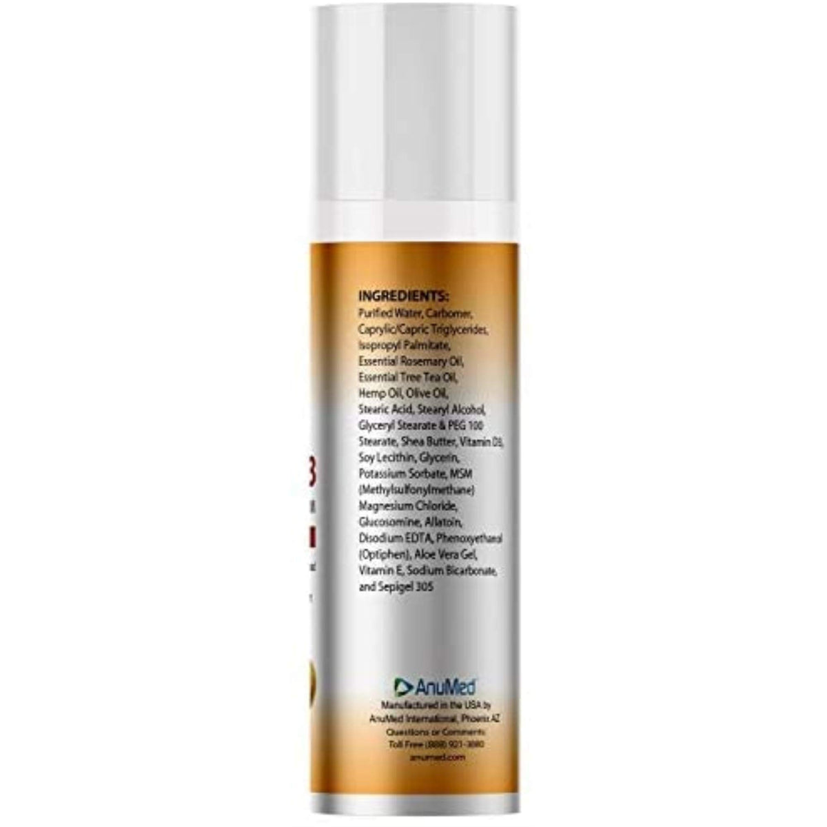 Détail de la texture de la crème AnuMed Vitamine D3