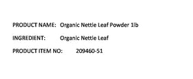 Détail de la texture de la Poudre de Feuille d'Ortie Bio Starwest Botanicals