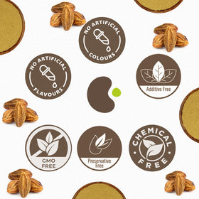 Détail de la texture de la poudre de fruit Harad CARMEL ORGANICS