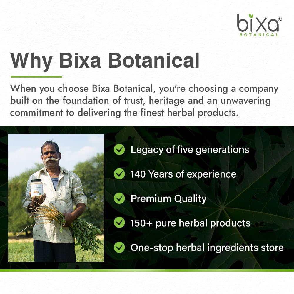Détail de la texture de la poudre de menthe poivrée bixa BOTANICAL