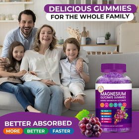 Détail de la texture des gummies de magnésium glycinate Xytora