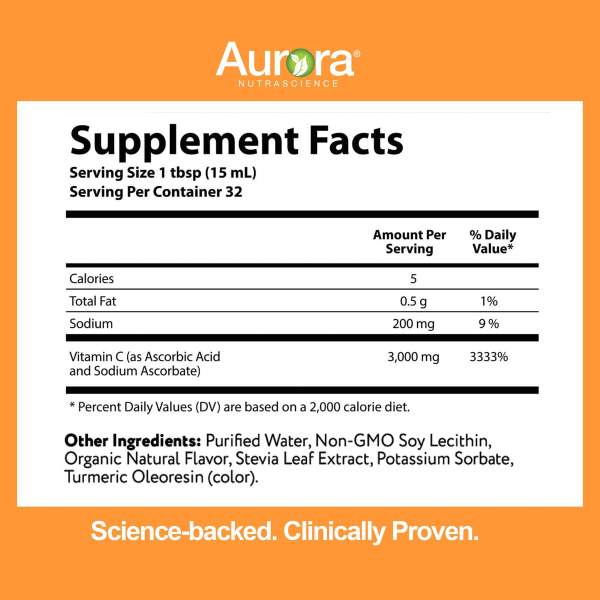 Détail de sachet de Vitamine C Liposomale, format liquide