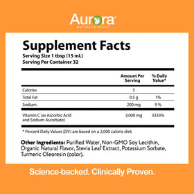 Détail de sachet de Vitamine C Liposomale, format liquide
