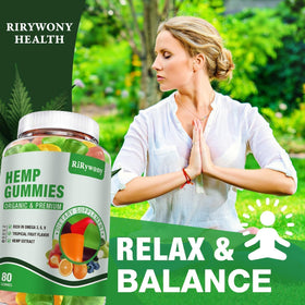 Détail des bonbons gélifiés au chanvre RiRywony Health