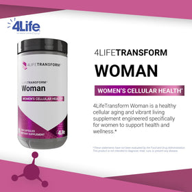 Détail des capsules 4Life Femme avec étiquette