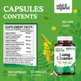Détail des capsules à l'intérieur du flacon Wild & Organic