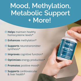 Détail des capsules BrainMD Betaine TMG