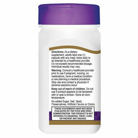 Détail des capsules CoQ10 30 mg de 21st Century
