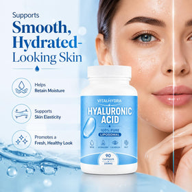 Détail des capsules d'acide hyaluronique Vitalhydra