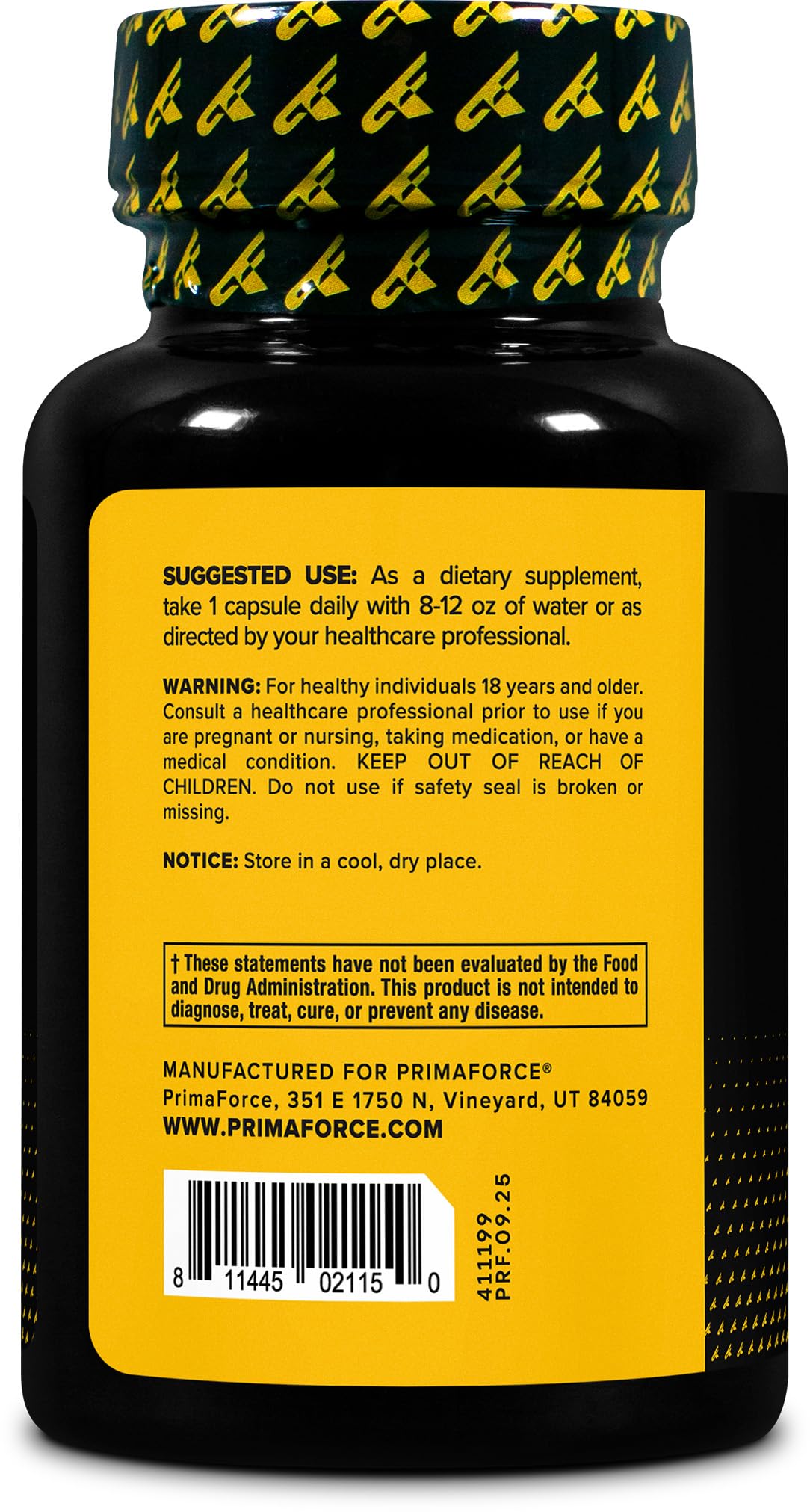 Détail des capsules d'Agmatine Sulfate Primaforce