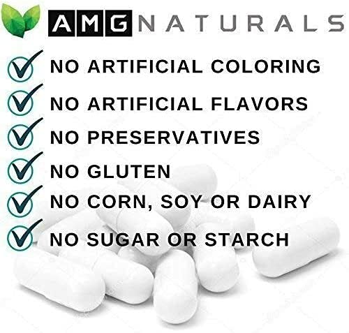 Détail des capsules d'extrait d'artichaut AMG Naturals