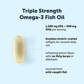 Détail des capsules d'huile de poisson Omega-3 Micro Ingredients