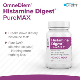 Détail des capsules d'Omne Diem Histamine daily PureMAX