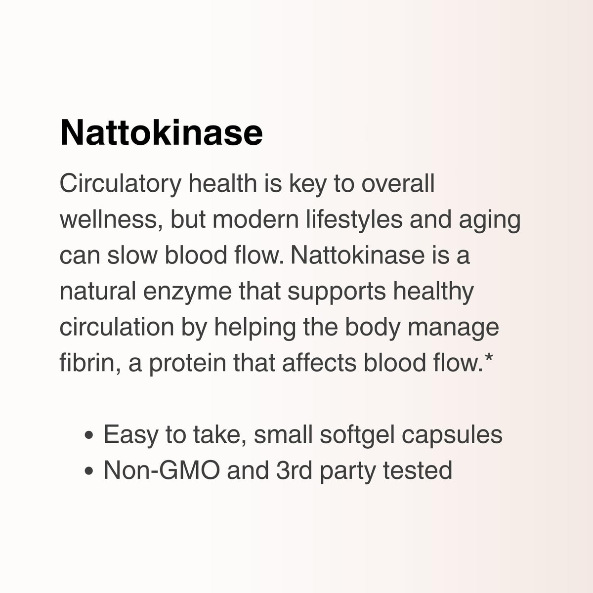 Détail des capsules d'Utzy Naturals Nattokinase 2000 FU